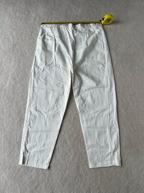 NWOT Classic ladies White/cream linen blend Pants -